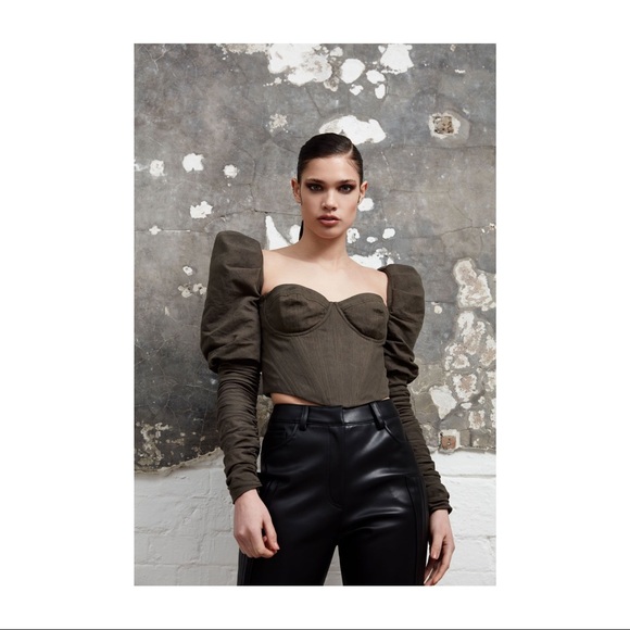 Mimii London Tudor Sleeve Corset top - Picture 1 of 4